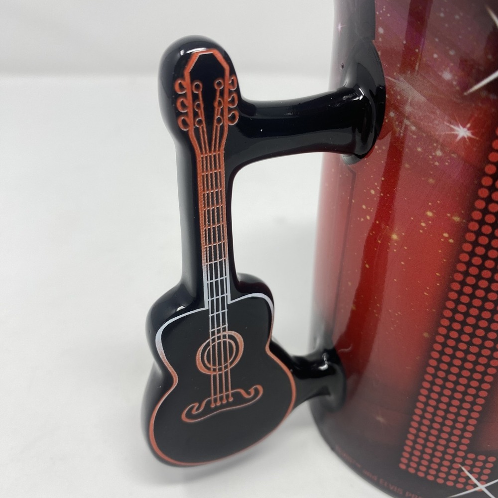 Elvis Presley Guitar Handle Mug Official Licensed Signature Collectible Cup 2015 - Picture 3 of 11